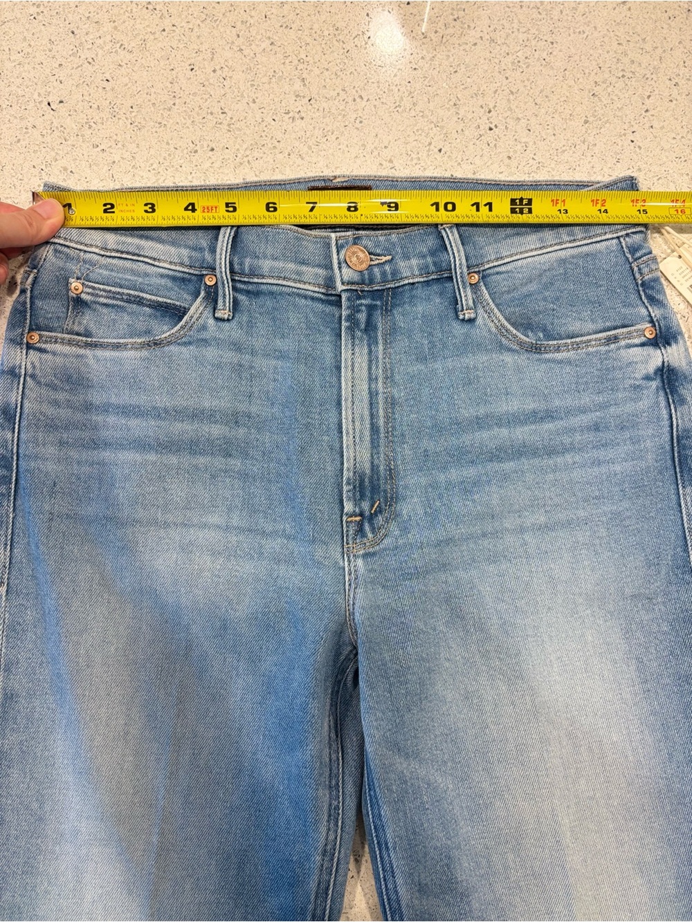 Mother The Doozy Flare Jeans in Room Service Size 28 - Picture 14 of 16